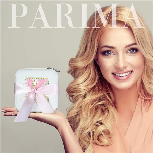 Travel Jewelry Case for Women Fashion, A Initial Small Travel Jewelry Case - Picture 7 of 7